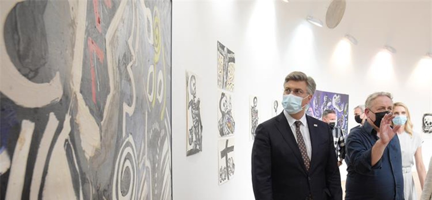 Plenković i Obuljen Koržinek obišli izložbu „Murtić 100“